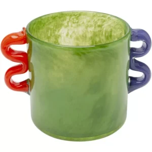 Vase Manici Colore Green 15cm - Πολύχρωμο-1