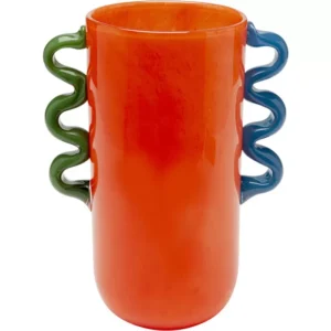 Vase Manici Colore Orange 30cm - Πολύχρωμο-1